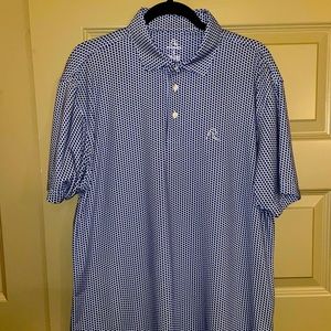 Men’s Blue Rhoback Size Large Polo
